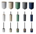 Berkeley 5L Pedal Bin With Bamboo Lid Dustbin Toilet Brush & Holder Durable UK