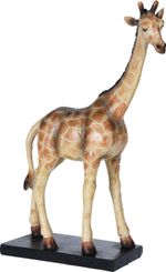 Elegant 32cm Giraffe Ornament Figurine Realistic Standing Resin Giraffe Statue