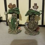 Tree man Ent Fantasy Statues set of 2 Good condition 