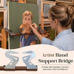 Easel Hand Rest Support Bar Anti-smudge Hand Artist Hand Support Bridge