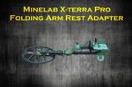 Minelab X-terra Pro  Folding Arm Rest Adapter