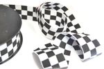 Chequered Elastic - 40mm Wide - For DIY Clothes Projects and Arts & Crafts