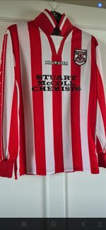 XS Clydebank Football Club Top - BFC - Prostar And Stuart McColl Chemists.