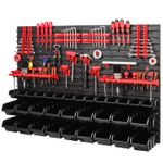 Workshop Shelf Storage System - 1152 x 780 mm - Wall Shelf with Black 