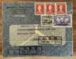 1937 Ecuador to Berlin Banco Italiano Airmail Cover / Airmail Cover