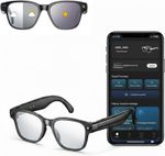 AI Smart Glasses 8MP Camera Bluetooth Open Ear Translation 1200P HD