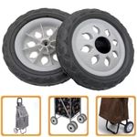 Replacement Spare Shopping Trolley Cart Caster Wheels 2 4 6 wheels