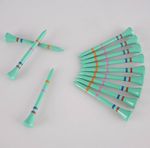 Not A Castle Tee Ice 50x 70mm Bamboo Golf Tees With Castle Tee Height Markers.