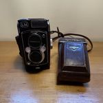 Yashica-Mat LM Medium Format Film Camera with Case - Tested and Working