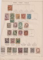 Early TURKEY Stamps on 2 Pages - Used