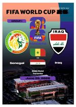 #62 SENEGAL v IRAQ 26 June 2026 WC FAN 12 pg + OFFICIAL TEAM SHEET