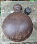 Antique EASTERN metal Flask/ Bottle