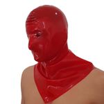 Red Latex Executioner Hood Hangman Mask Rubber 100% Natural Latex One Size