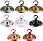 Ceiling Rose Hook Plate Light Fitting Chandelier 75mm Diameter Choose Color