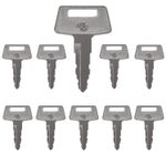 10pcs Mitsubishi / CAT Forklift Ignition Key 91A07-01910 or A5160 Master Keys