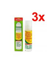 3PCS Katinko Oil Menthol Liniment Rollerball Applicator 10ml Each Original
