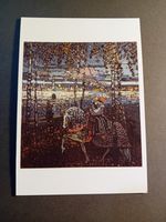 Wassily Kandinsky Art Postcard, Couple Riding, Unposted