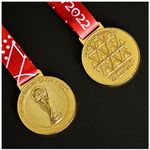 World Cup Qatar 2022 Final Champions Winner Medal WM Football Memorabilia