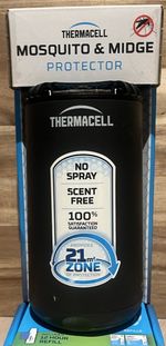 Thermacell Mosquito and Midge Protector, Repellant Camping, entertaining, 20m