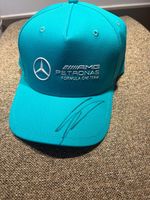 George Russell Hand Signed Mercedes AMG Official Cap COA + PSA QO CARD