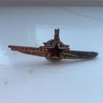 Soviet Submarine Captain Badge USSR Vintage Original
