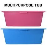 90L Multipurpose Tub Dog Bath, Horse Water Trough/Feed Bucket, Storage Container