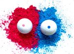 Gender Reveal Exploding Golf Balls Pink/ Blue