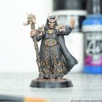 NECROMANCER WARLOCK Fantasy: D&D, Frostgrave, 3D Resin Miniature 28mm 32mm C06