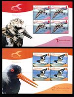 ALDERNEY 2009 RESIDENT BIRDS 4TH SERIES WADERS  SET OF 6 BOOKLET PANES  MNH