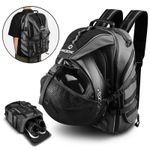 NICECNC Motorcycle Motorbike 35L Backpack Rucksack Helmet Luggage Black/Grey