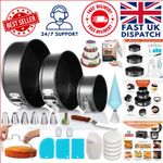 Comprehensive 100-Pc Non-Stick Cake Pans & Decorating Tools – Perfect Baking Set