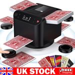 Automatic Card Shuffler and Dealer Machine 360° For UNO Blackjack Texas Hold'em