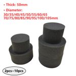 Rear Bass Foam Bung Plug Sponge Speaker 30mm-105mm Diameter, Thick 50mm 2~10 pcs