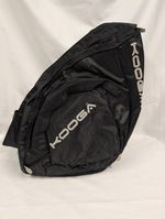 Kooga Black Rugby Kit Bag Sports Holdall Equipment Sling Backpack Good Condition