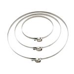 Duct Jubilee Clip Clamp for Flexible Ducting Hose Pipe Ventilation (4" 5" 6" 8")