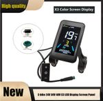 LCD Display for E-bike 24V 36V 48V X3 Control Panel 5Pin WP Plug Meter SUK