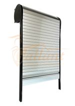 Tambour Door, Roller Door, Campervan Motorhome Caravan - Gloss Silver Finish