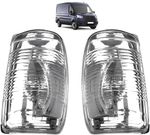 FOR FORD TRANSIT MK8 WING MIRROR INDICATOR LENS COVER LEFT + RIGHT SET 2014 ONWA