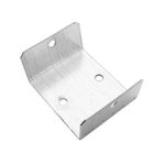 Metpost Galvanised U-Shaped Fence Panel & Trellis Clips 46mm (Pack of 2)