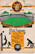 FA CHARITY SHIELD 1954 Wolves v West Brom - very slightly creased
