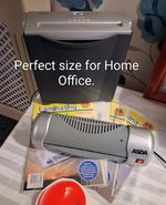 HOME / OFFICE LAMINATOR AND SHREDDER with OVER 60 LAMINATING SHEETS.