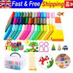 39x Craft Clay Polymer Oven Bake Set Modeling Mixed Colour for Kids Sculpting