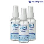 Healthpoint 3 x 50ml Lens Cleaner Spray for Glasses Screens & Camera