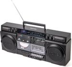 Roxel Camden Retro Cassette CD Player Boombox with DAB/FM Radio, Portable