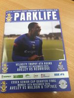 Aveley V Maldon And Tiptree,  8th November 2025, Essex Senior Cup Quarter Final