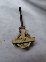 Old Vintage double Pulley Wheel For Creel/Laundry/Upcycle