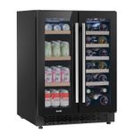 Wine Cooler 40 Bottle Dual Zone Under Counter Freestanding Fridge