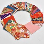 Japanese Finest Yuzen Washi Origami Paper - Assorted 200 Sheets - 6cm x 6cm