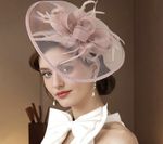 Dusty Pink Brand New Fascinator Hatinator for All Occasions