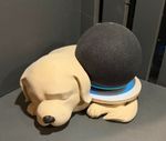 Holder for Amazon Echo Dot 4th and 5th gen / Alexa - Stand, cute ornament, puppy